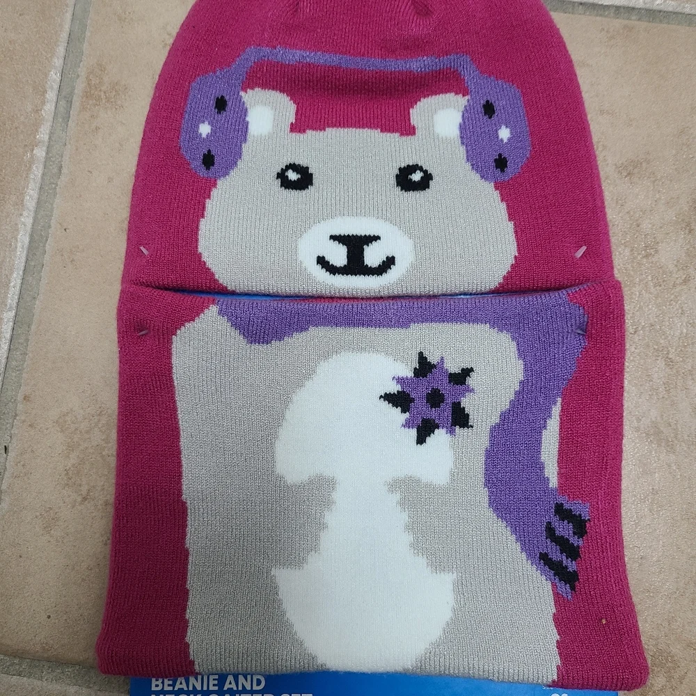 Columbia Girls Snow More Hat And Gaiter Set